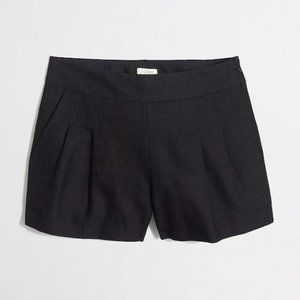 J. Crew Factory 2 Pleated Shorts Linen Cotton